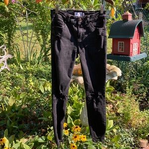 Oasis black stretch jeans-3
